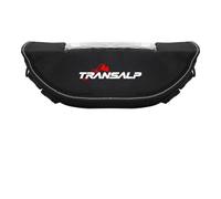 EQJSHL Borsa da Manubrio per Moto per H&Onda XL750 Transalp 2023- XL650 XL 750 650, Borsa Impermeabile per Attrezzi da Viaggio Borse da Sella e in Pelle(Nero 3)