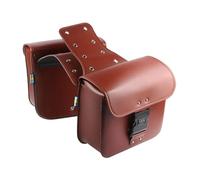 EQJSHL Borsa Laterale Per Moto Per Y&amaha XSR125 XSR155 XSR700 XSR900 XSR 155 700 900 125, Borsa Porta Attrezzi E Portabagagli Borse da sella e in pelle(Marrone)