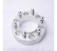 EQJSHL Distanziali per Ruote Auto per Toyota per Hiace Spessori Piastra di Ricambio Guarnizioni Mozzi Ruota Allargate Distanziale per Ruote Auto Guarnizione Flangia(Argento,30 mm)