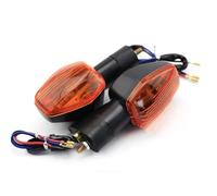 EQJSHL Indicatori di Direzione Indicatori di Direzione per Motociclette, Luce Lampeggiante per H&Onda CB 600F 600S 900F per Hornet 1300 400 SB/SF 1000R CBF 500 600N 1000F Indicatore(Ambra)