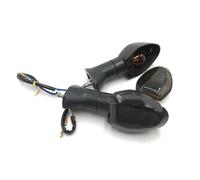 EQJSHL Indicatori di Direzione Luce Lampeggiante per Indicatori di Direzione per Motociclette per Suzuki GSR 750 GSX-S 750 750Z 950 1000 1000F SV 650 1000 N/S 650X Indicatore(Fumo)