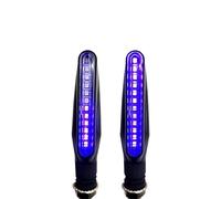 EQJSHL Indicatori Di Direzione Per Moto, Lampada Lampeggiante Per SUZUKI GSX1300r GSX-S1000F, Luci Di Direzione Di Marcia, Luci Di Stop Indicatori di svolta Luce(VIOLA,2 pezzi)