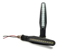 EQJSHL Indicatori Di Direzione Per Moto Per K&awasaki Per Z300, Per VERSYS 300X, Per NINJA 300 250 400 R, Per ZX636R, H2R, Lampeggianti Indicatori di svolta Luce(BIANCO,2 pezzi)