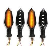 EQJSHL Indicatori Di Direzione Per Moto Per Suzuki GSX-S 125 150 750 1000/F/GSX-S125 GSX-S750 GSX-S1000 Indicatori di svolta Luce(Bianco ambra)
