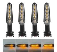 EQJSHL Indicatori Di Direzione Per Moto Per Y&amaha MT07 Ténéré 700 XJ6 FZ6 MT09 Tracer 900 MT10 MT03 FZ25 Indicatori di svolta Luce(CHIARO 2,4 pezzi)
