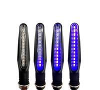 EQJSHL Indicatori Di Direzione Per Moto Per Y&amaha YZF R1 XJR1300 FJR1300 XTZ 700 TENERE Indicatori di svolta Luce(VIOLA,4 pezzi)