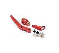 EQJSHL Kit di Staffa di Montaggio per Ammortizzatore di Sterzo per Motociclette per H&Onda CBR929RR CBR 929 RR 929RR 2000-2001 Barre stabilizzatrici(Rosso)