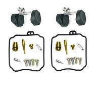 EQJSHL Kit Riparazione Carb Motocicletta Per Drag Star XVS400 4TR/5KP, Vite Regolazione Quantità Valvola Galleggiante/Spillo Dell'olio Kit parti ricostruzione membrana carburatore
