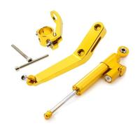 EQJSHL Kit Staffa di Montaggio Ammortizzatore di Sterzo in Fibra di Carbonio per Moto per H&Onda CBR954RR CBR 954 RR 2002 2003 Barre stabilizzatrici(Colore 4)