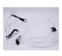 EQJSHL Paramani Per Moto Per Africa Twin CRF1000L 2016-2019 Protezioni Manubrio, Protezione Manubrio, Copertura Antivento Paramani Antivento(Trasparente)