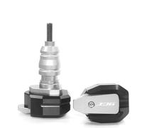 EQJSHL Protezione Anticaduta CNC per Moto per Y&amaha XJ6 Diversion Protezione Telaio Motore Carenatura Protezione Antiurto Protezione Anticaduta(Argento)