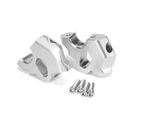 EQJSHL Riser Manubrio Moto per B&MW R 1300 GS R1300GS 2024- Riser Manubrio Supporto Morsetto di Sollevamento Morsetti Riser Manubrio(Argento)