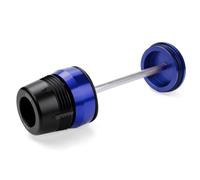 EQJSHL Slider di Protezione Antiurto per Trasmissione Finale Posteriore per Moto, per B&MW R1200GS R1250GS Rallye R 1200 1250 GS Adventure ADV LC GSA Protezione Anticaduta(Blu,X-2)