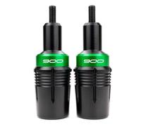 EQJSHL Slider di Scarico per Moto Protezione Antiurto Protezione Anticaduta per K&awasaki Z900 Z 900 Tampone Antiurto per Motore Slider Telaio Protezione Anticaduta(Verde,X-2)