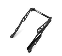 EQJSHL Supporto Piastra Navigazione GPS Per Moto Per CFMOTO 800MT 800mt 800 MT 2023-2025 Per Telefono Con Barra Trasversale Espansione Adattatore ripiano mobile(NERO 1,12MM)