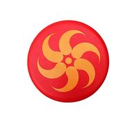 EQLEF Schiuma Flying disks Kids, Soft PU Schiuma Disc Outdoor Sports Parco Giochi Kindergarten per Bambini 1 Pezzo (Rosso)