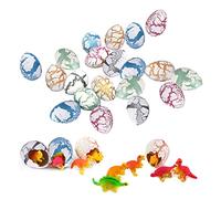 EQLEF Uovo Dinosauro Dinosaur Eggs Hatching Toy Grow Dinosaur Uova Che Hatch in Acqua Mini Dinosaur Eggs Giocattolo Creativo per Bambini - 60 PCS