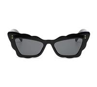 EQNSMDTGZ Occhiali da Sole da Donna Occhiali da sole Cat Eye Wave Party Personalizzato Vintage(Schwarz)