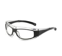 EQNSMDTGZ Occhiali da Sole da Donna Occhiali da sole Future Technology Sense Street Shooting Personalizzato Vintage(Black Transparent)