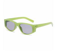 EQNSMDTGZ Occhiali da Sole da Donna Occhiali da sole trasparenti, retrò, montatura piccola, for riprese di strada Personalizzato Vintage(verde)