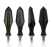 EQNYBC Indicatori Direzione Luce Moto Indicatore Di Direzione A LED Per Moto Per Per CBR600RR Per CB1000R Ricambi Indicatori Svolta A Indicatore Frecce