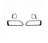 EQPWZG Aria condizionata AC Prese d'aria Telaio Cruscotto Uscita aria Decor Adesivi Copertura Trim, for Peugeot 308 408 Accessori auto Copertura della presa CA(408 black)