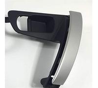 EQPWZG Base della maniglia della portiera dell'auto in ABS Maniglia interna Copri maniglia in argento, for NISSAN, for Qashqai, for J10 2007-2014 maniglia della porta(Left)
