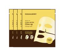 EQQUALBERRY - Collagen Glow Up Hydrogel Mask - 4ea