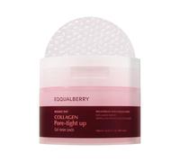 Eqqualberry Collagen Pore-Tight Up Gel, Dischetti per il viso con gel al collagene per restringere i pori, 60 pezzi