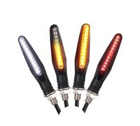 EQU7DH Indicatori Frecce Per Moto A 24 LED Indicatori Di Flusso Ambra | Per Moto A 24 LED Indicatori Di Flusso Ambra Luce Anteriore Posteriore Lampeggiatore Lampeggiatore Dirt Bike Sport