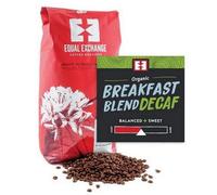 Equal Exchange Caffè Decaffeinato Biologico in Grani, Miscela Colazione, 5 lb