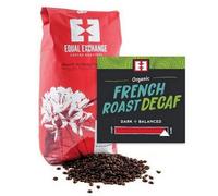 Equal Exchange Caffè Decaffeinato Biologico Tostatura Francese in Grani 5 Lb