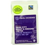 Equal Exchange Organic Dark City Roasted Ground Coffee 227 g (Pack of 4)