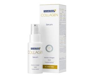 Equalan Pharma Collagen Siero tonificante viso con caviale e acido ialuronico idrata la pelle e leviga il viso, 30 ml