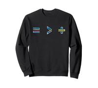 Equality is Greater Than Division Math Symbol Social Justice Felpa