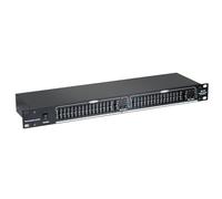 Equalizzatore a 15 bande Equalizzatore audio EQ, doppio canale 1U Montaggio su rack Equalizzatore grafico stereo a 2 canali Equalizzatore stereo Equalizzatore grafico