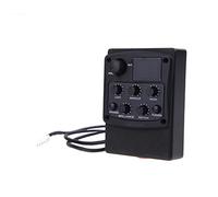 Equalizzatore A 3 Bande EQ Preamplificatore Per Chitarra Acustica Sintonizzatore Pickup Piezoelettrico Con Funzione Phase & Tuner E Display A LED Accessori per chitarra acustica