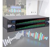 Equalizzatore a 31 bande, Mixer audio stereo doppio, Controller effetti equalizzatore grafico Dj Mixer digitale Processore Eliminatore feedback DSP, per produzione musicale, produz