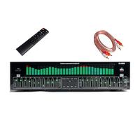 Equalizzatore Audio 31 Bande EQ Grafico Stereo Audio Digitale Bluetooth 5.4 Con Riduzione del Rumore 10 Uscite di Effetti Preimpostati Forte Sensazione di Ritmo per Auto Festa