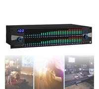 Equalizzatore audio a 31 bande, equalizzatore grafico stereo professionale a 2 canali Equalizzatore grafico stereo, regolazione alti, medi e bassi, 10 effetti preimpostati