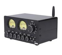 Equalizzatore Audio a 5 Bande, Preamplificatore EQ 5.0 con Manopola in Alluminio, VU Meter, Controllo Bilanciato, Controllo a 5 Bande, Portatile, per Stereo Domestico