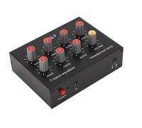 Equalizzatore Audio a 7 Bande, Equalizzatore Digitale a Doppio Canale, Regolazione dei Bassi Alti da 12 Db, Ingresso Uscita, Interfaccia di Ingresso da 3,5 Mm Supporta Spina