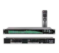 Equalizzatore audio digitale con 31 bande, 21 effetti preimpostati, display a LED dello spettro, suono stereo, regolazione degli alti medio-bassi, riduzione automatica del rumore per uso in studio