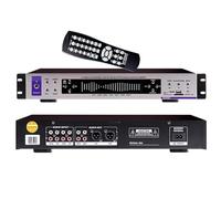 Equalizzatore audio digitale, equalizzatore grafico Bluetooth con telecomando, display dello spettro musicale a 32 segmenti, controllo del volume, 12 schemi ritmici per studio di registrazione