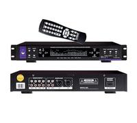 Equalizzatore audio digitale, equalizzatore grafico Bluetooth con telecomando, display dello spettro musicale a 32 segmenti, controllo del volume, 12 schemi ritmici per studio di registrazione