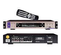 Equalizzatore audio digitale HIFI, analizzatore di spettro musicali a 32 marchi con telecomando, modalità ritmica 12, controllo del volume, per lo studio di registrazione domestica C