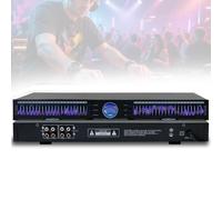 Equalizzatore audio, equalizzatore grafico stereo con 10 effetti preimpostati, doppio canale, 12 bande di frequenza regolabili, regolazioni audio digitali, riduzione automatica del rumore