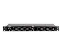 Equalizzatore audio grafico, equalizzatore stereo a 15 bande, con rilevamento feedback Fbq, riduzione del rumore, montaggio su rack, per prestazioni domestiche/DJ/club/studio