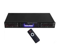 Equalizzatore audio Hi-Fi, effetti grafici digitali professionali con Bluetooth, USB e telecomando, display a LED per studio di registrazione