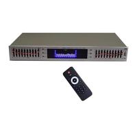 Equalizzatore audio Hi-Fi, effetti grafici digitali professionali con Bluetooth, USB e telecomando, display a LED per studio di registrazione